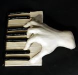 Die rechte Klavierhand